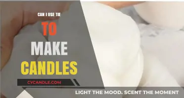 Creative Candle Making: Using Ties as Unique Wax Molds
