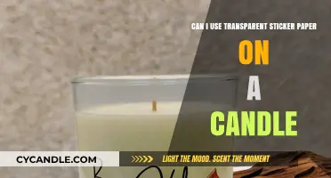 Using Transparent Sticker Paper on Candles: Creative Tips and Safety Guide