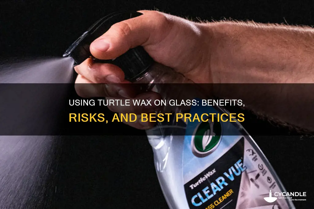 can i use turtle wax on glass