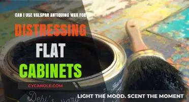 Distressing Flat Cabinets: Valspar Antiquing Wax Application Guide