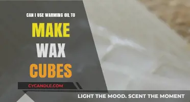 Using Warming Oil to Make Wax Cubes: A DIY Guide