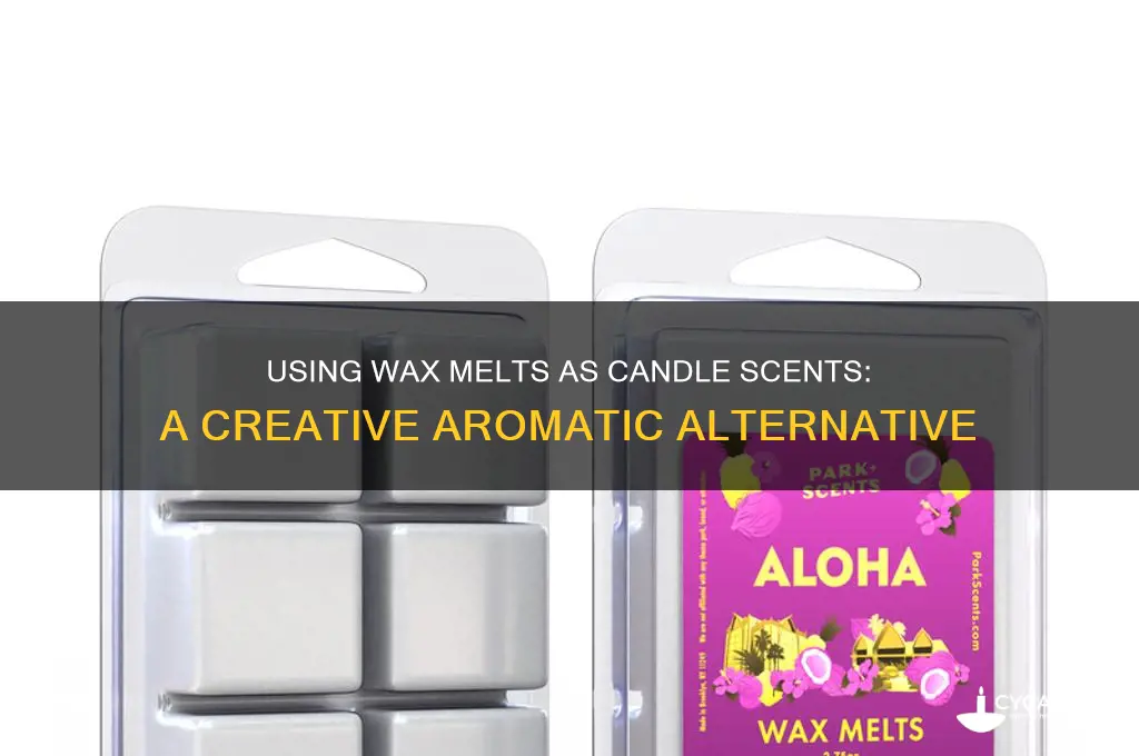 can i use wax melts as the scent of candles