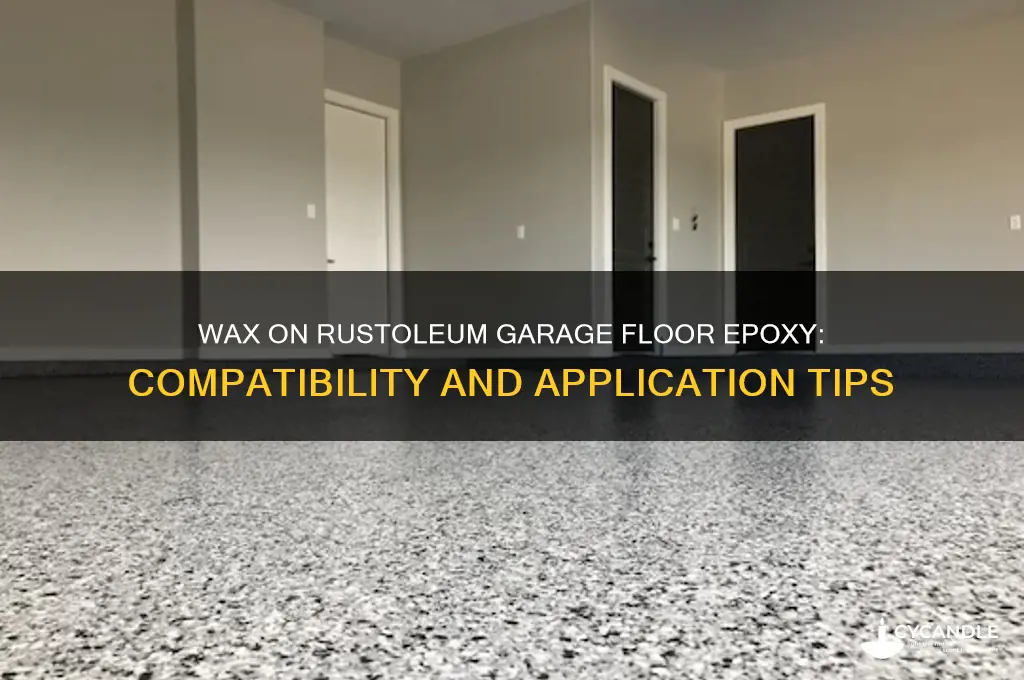 can i use wax on rustoleum garage floor epoxy
