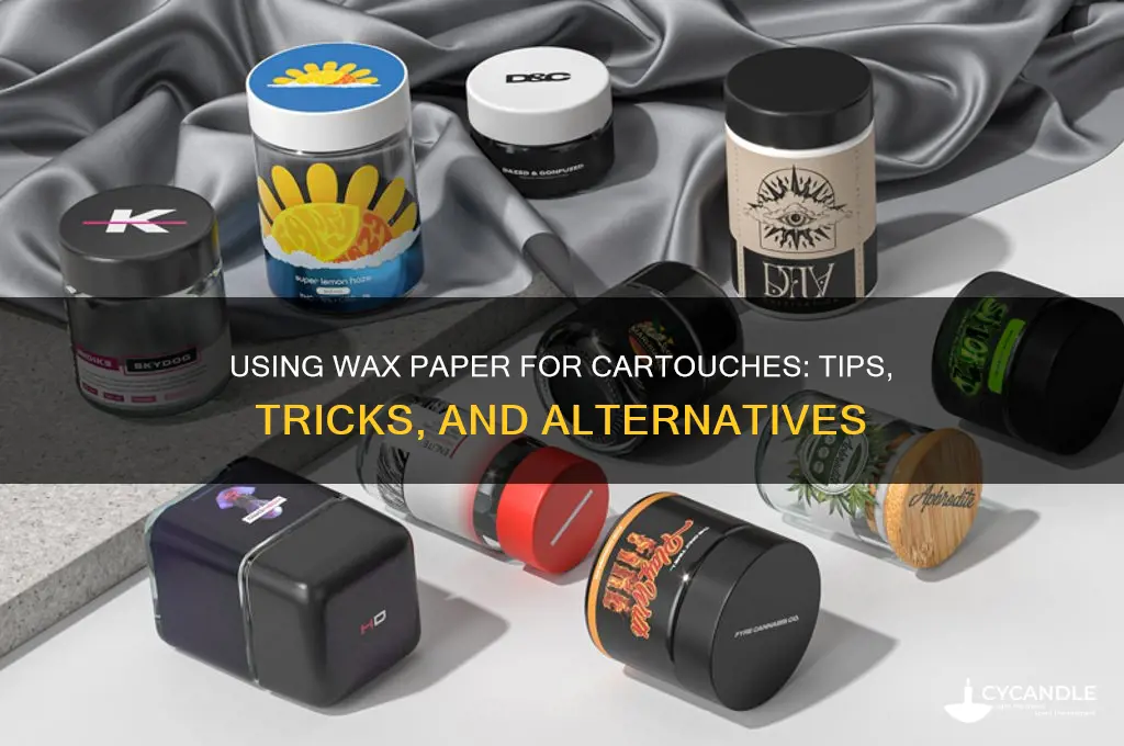 can i use wax paper for a cartouche