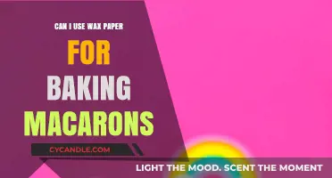 Baking Macarons with Wax Paper: A Viable Alternative or Not?