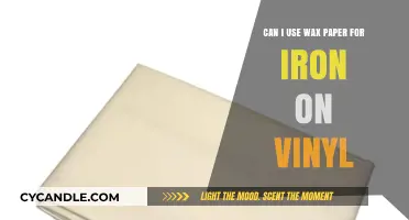 Using Wax Paper for Iron-On Vinyl: A Crafting Guide