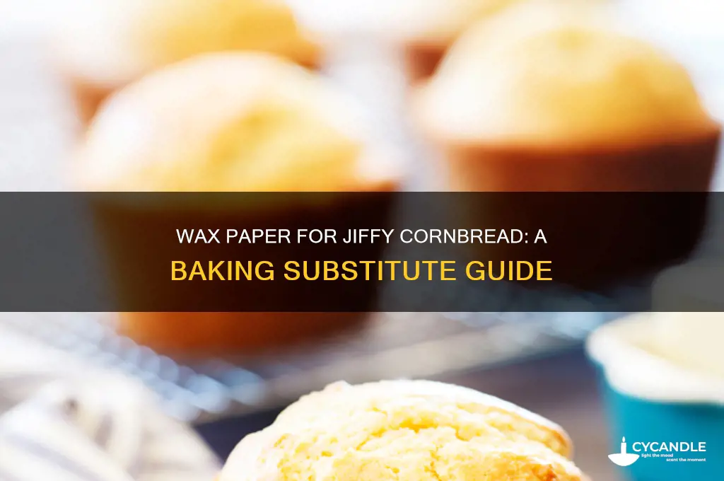 can i use wax paper for jiffy cornbread