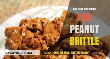 Wax Paper for Peanut Brittle: A Sweet Baking Hack?