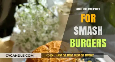 Smash Burgers on Wax Paper: A Tasty Technique or Messy Mistake?
