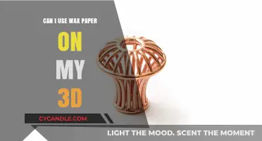 Using Wax Paper for 3D Printing: Tips and Best Practices