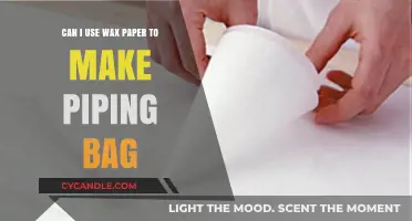 Using Wax Paper as a Piping Bag: Creative Baking Hack