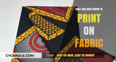 Printing on Fabric with Wax Paper: A Creative DIY Guide