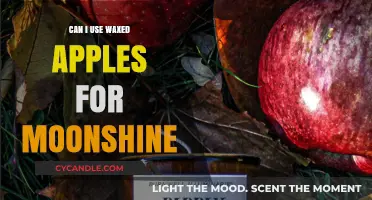 Waxed Apples in Moonshine: Safe or Risky Distillation Choice?