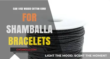 Waxed Cotton Cord for Shamballa Bracelets: A Creative Crafting Guide