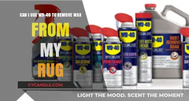 WD-40 for Wax Removal: Effective Solution for Your Rug?