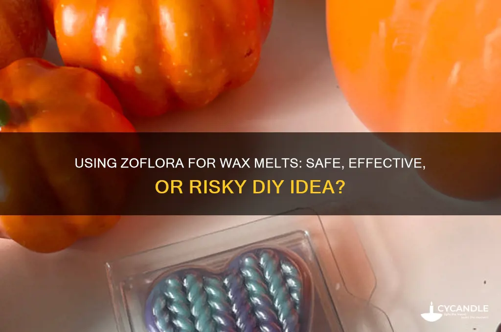 can i use zoflora to make wax melts