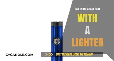 Can You Vape Wax Carts with a Lighter? Risks Explained