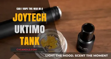 Vaping THC Wax in Joytech UKtimo Tank: Compatibility and Tips