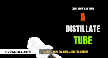 Vaping Wax Through Distillate Tubes: Is It Safe and Effective?