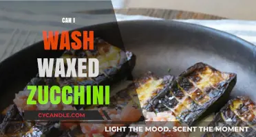 Washing Waxed Zucchini: Best Practices for Cleaning and Preserving Freshness