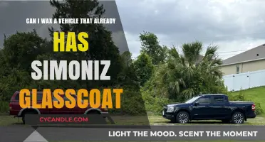 Waxing Over Simoniz GlassCoat: Enhancing Vehicle Shine and Protection