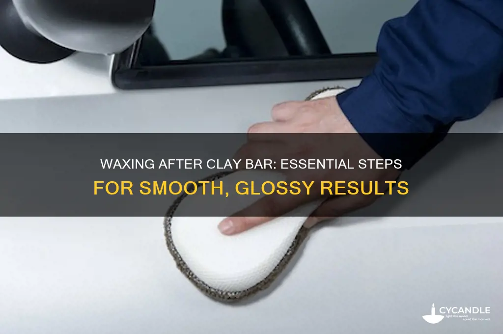 can i wax after clay bar