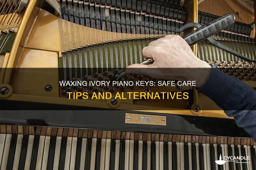 can i wax ivory piano keys