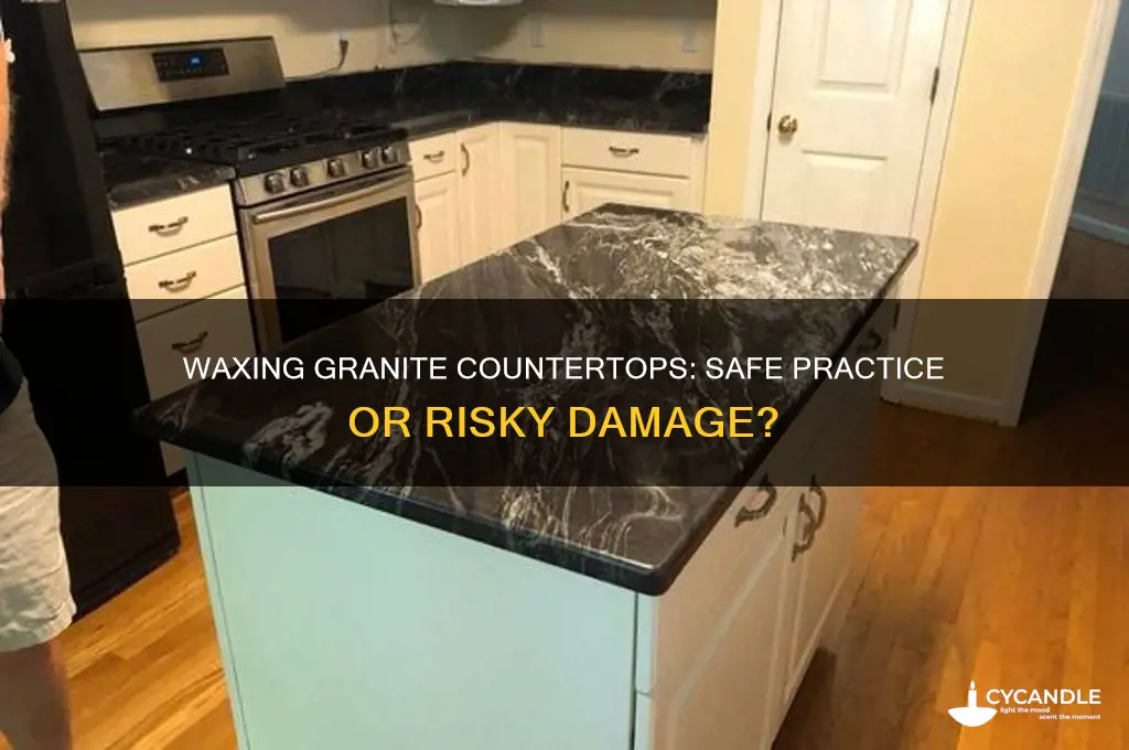 can i wax my granite countertop