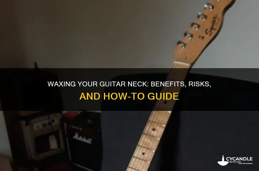 can i wax my guitar neck