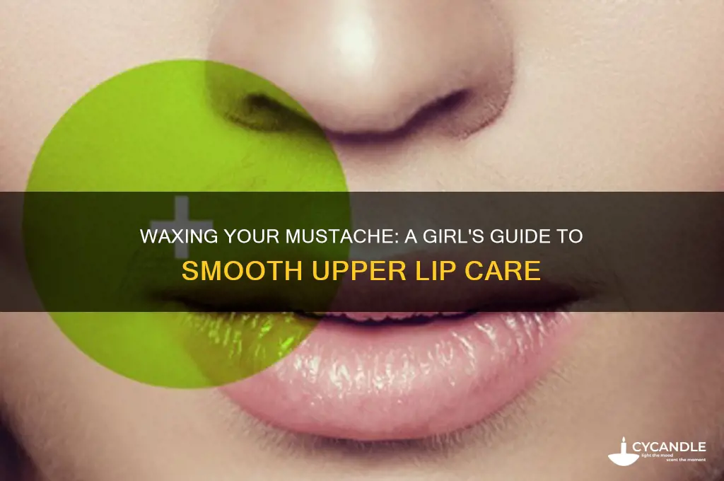 can i wax my mustache girl