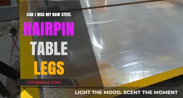 Waxing Raw Steel Hairpin Table Legs: A DIY Guide for Smooth Finishes