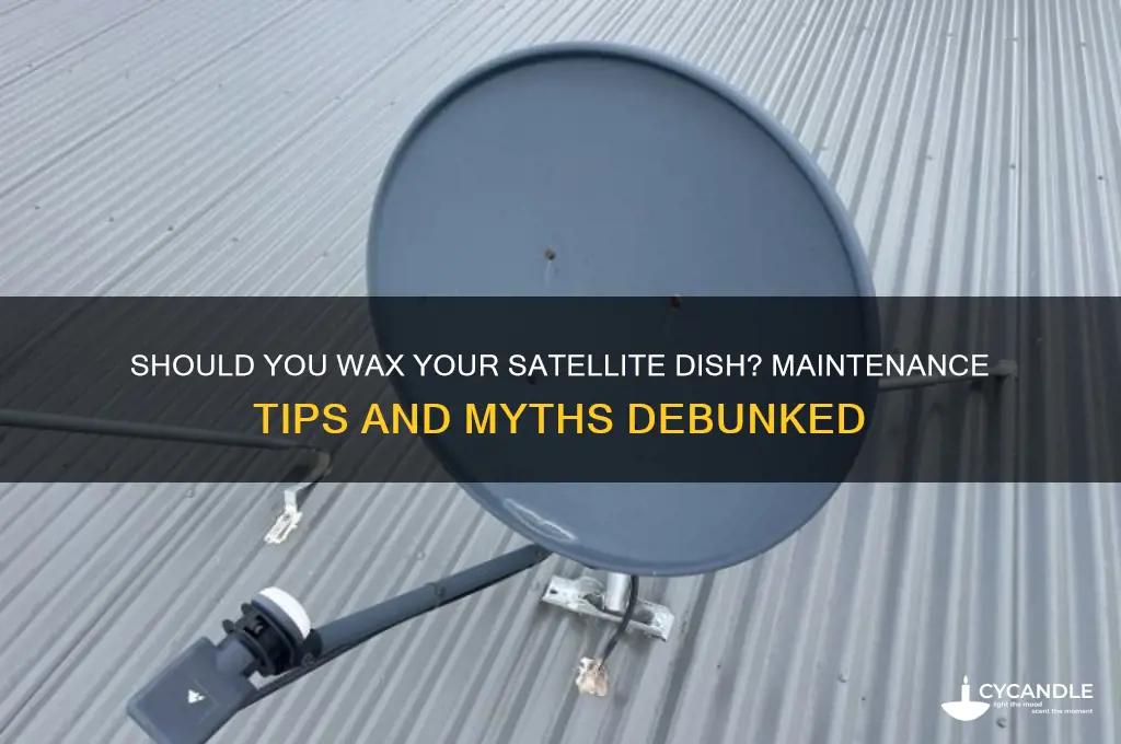can i wax my satellite dish