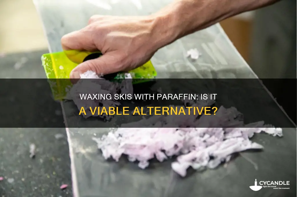 can i wax skis with parafin