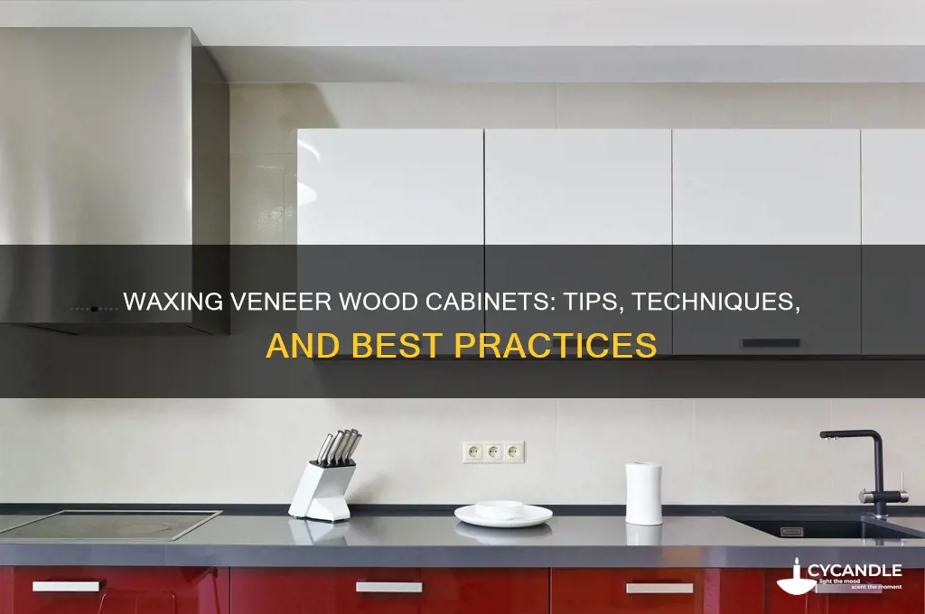 can i wax veneer wood cabinets
