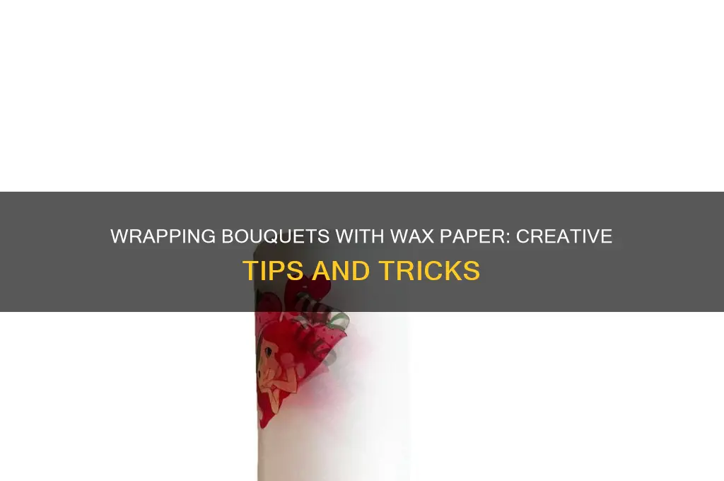 can i wrap a bouquet with wax paper