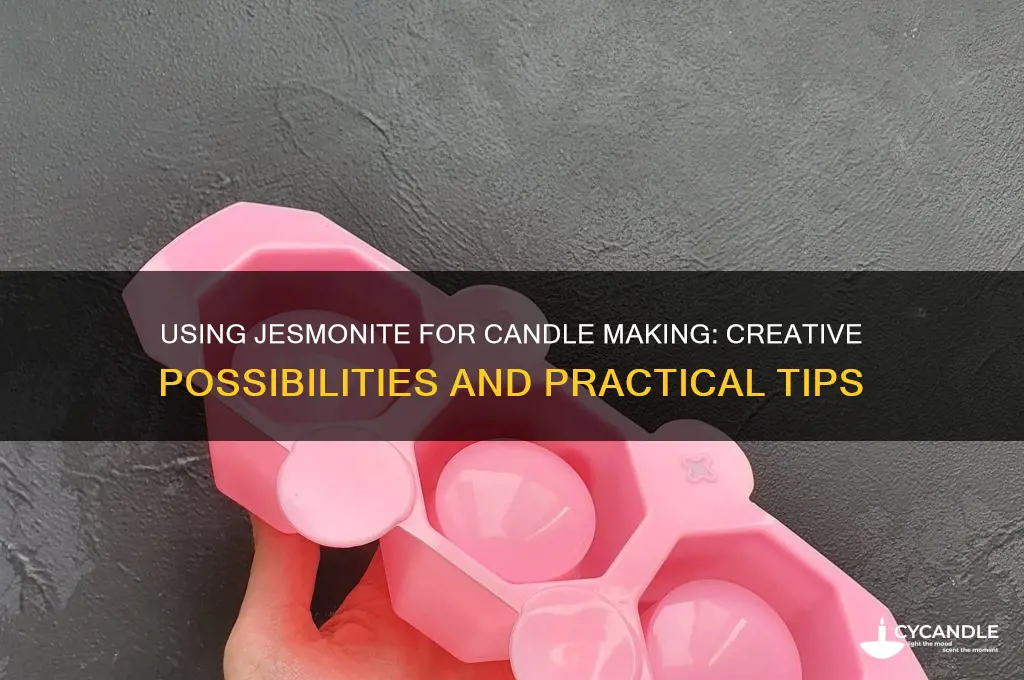 can jesmonite be used for candles