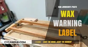 Johnson's Paste Wax Warning Label: Safety Concerns and Proper Usage Tips