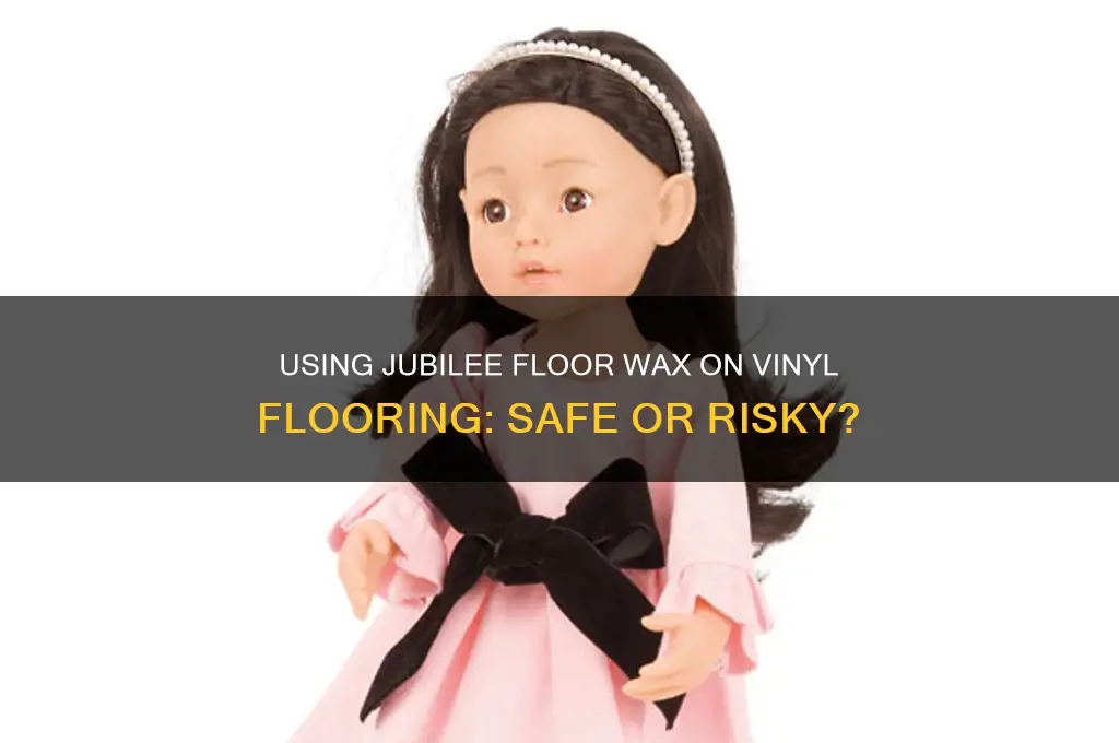 can jubilee floor wax be used on vinyl flooring