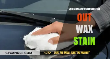 Kirkland Detergent: Effective Solution for Removing Wax Stains?