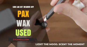 Removing Residue from Pax Wax: Can Lab Techniques Clean Effectively?