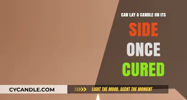 Can Cured Candles Lay on Their Side? A Practical Guide