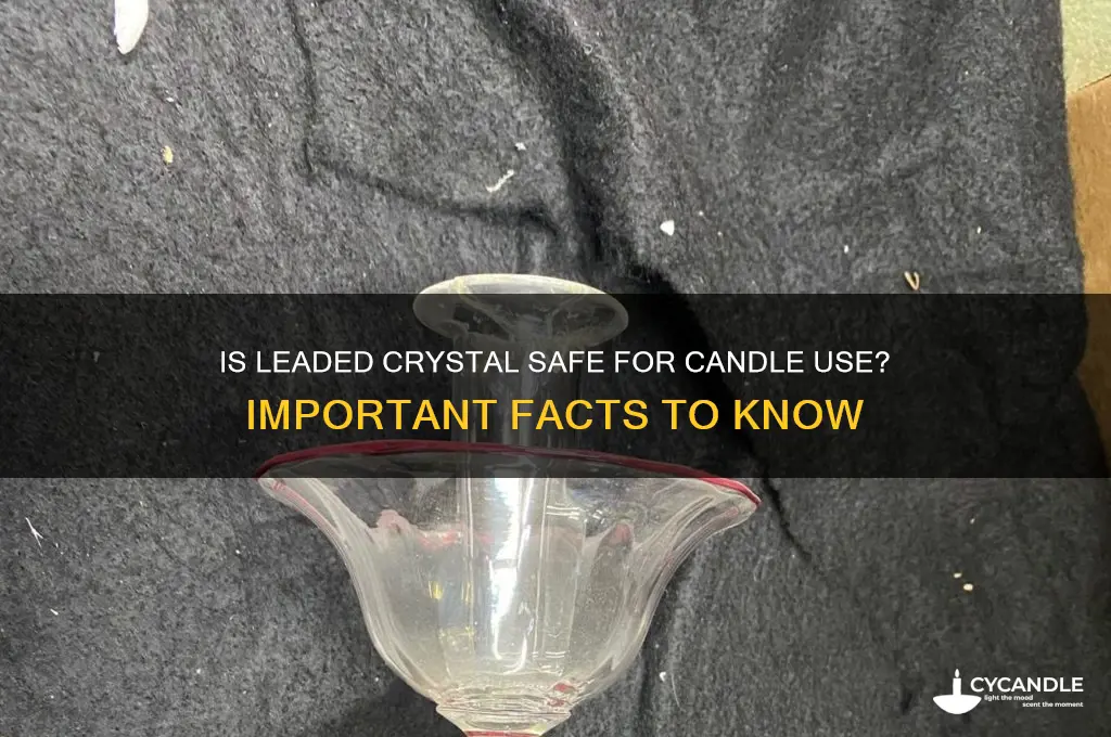 can leaded crystal be use wiht a candle