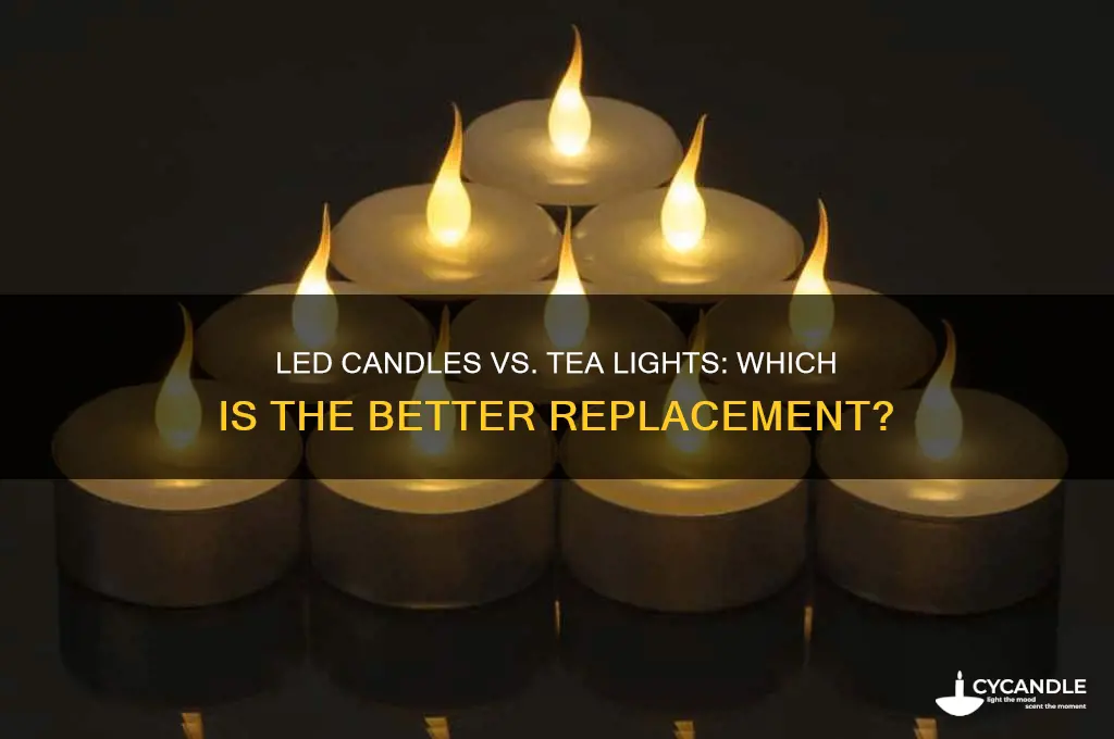 can led candles be replaced with tea lights
