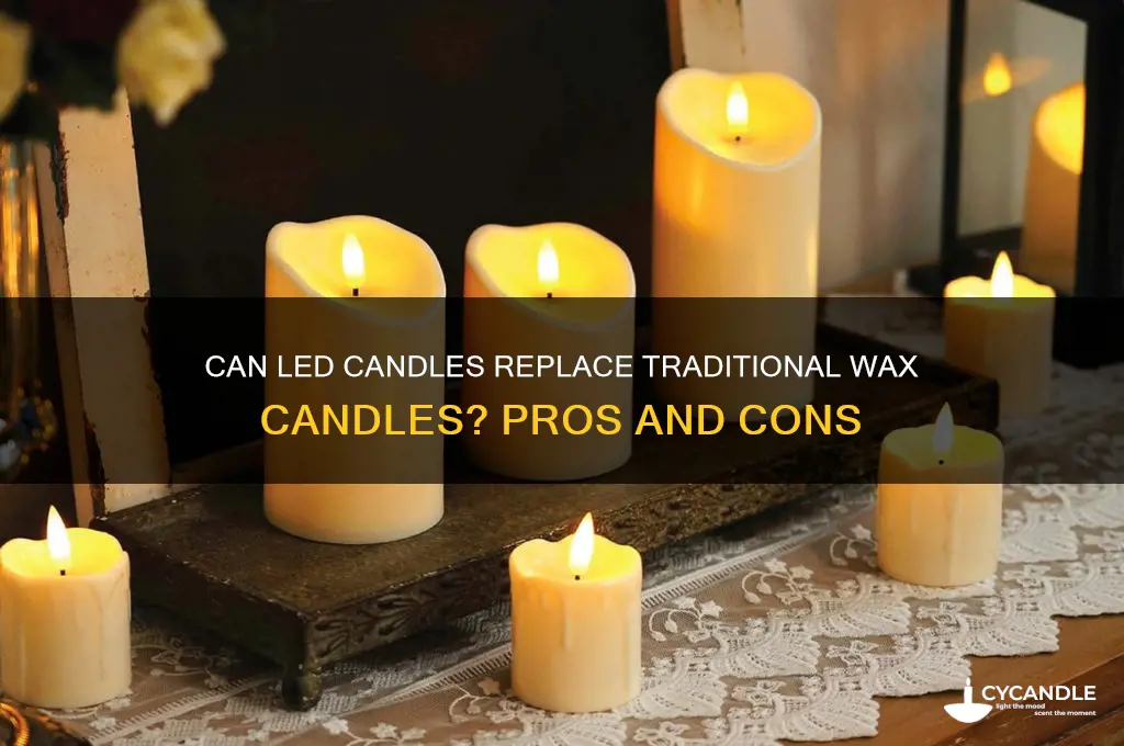 can led candles bereplaced