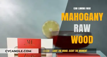 Liming Wax on Mahogany: Enhancing Raw Wood's Natural Beauty