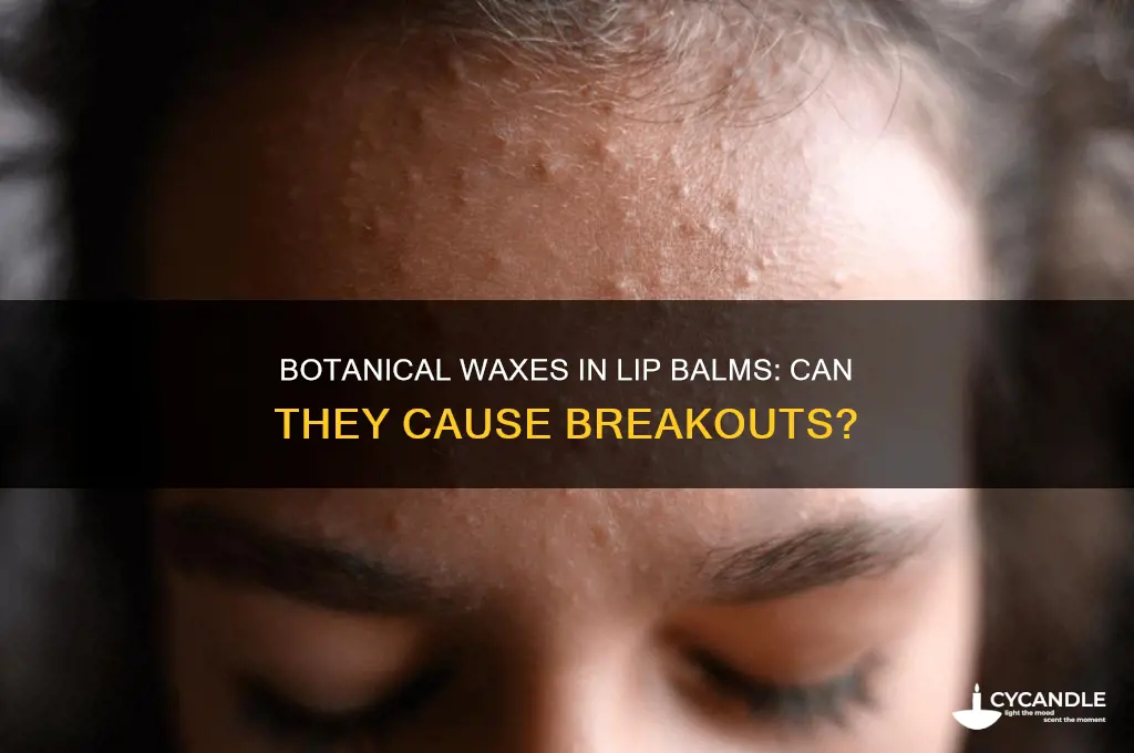 can lip balms with botanical waxes still break me out