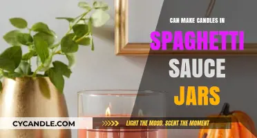 Upcycle Spaghetti Sauce Jars: Crafting Beautiful Homemade Candles Easily