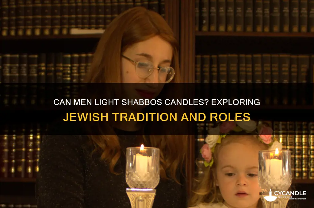 can men light shabbos candles
