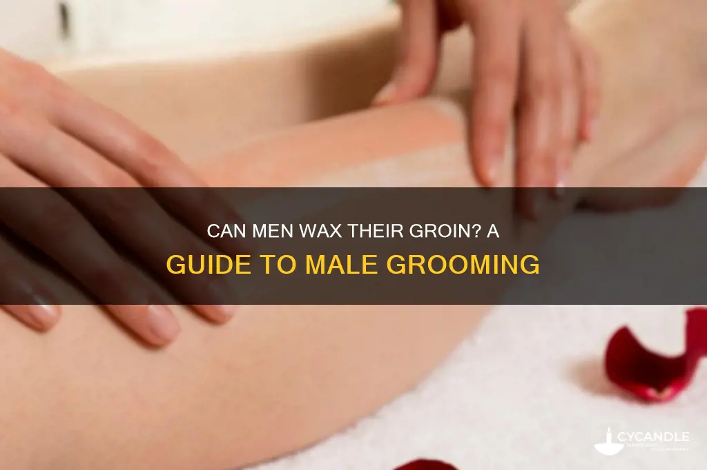 can men wax their groin