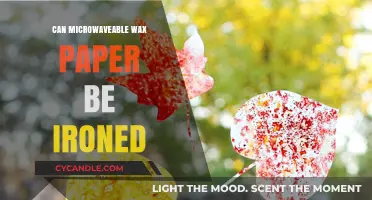 Can You Iron Microwaveable Wax Paper? Safety Tips and Alternatives